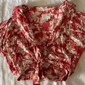 Cropped Hawaiian Throwover